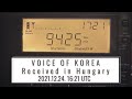 Voice Of Korea Received In Hungary 2021 12 24 16 21 UTC Voice Of Korea Received In Hungary 2021 12 24 16 21 UTC