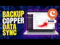 How to backup Copper CRM data sync and export - Quick Tutorial
