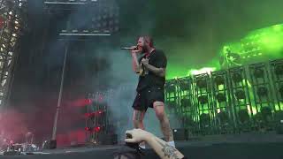 Post Malone TAKE WHAT YOU WANT and ROCKSTAR at Red Hot Chili Peppers Melbourne Feb 7 2023 IMG 1349