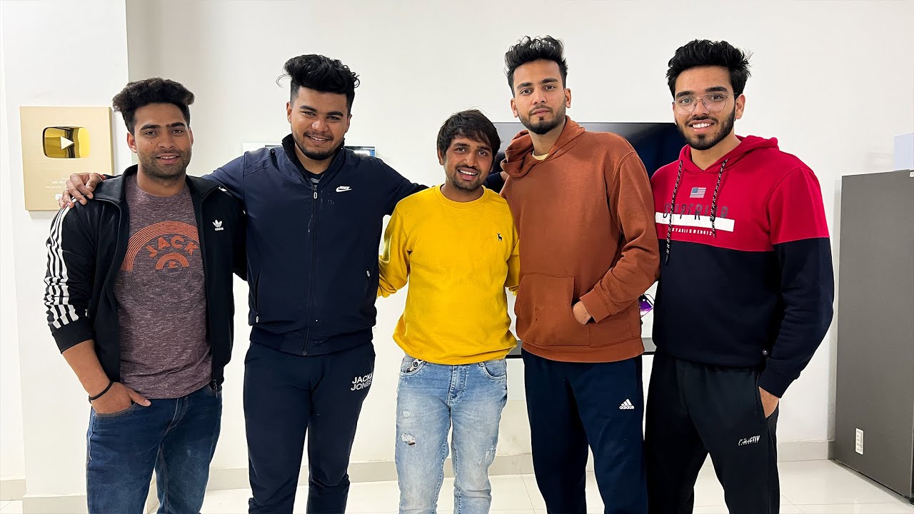 Elvish yadav At Mr Indian Hacker Studio || Ajju Bhai - YouTube