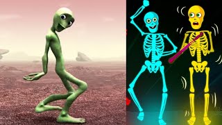 Alien Dance Vs Dame Tu Cosita Vs Funny Alien Dance Vs Green Alien Dance