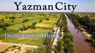 Yazman city of bahawalpur pakistan, drone shots, drone footage