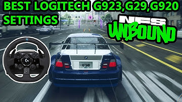 NEED FOR SPEED UNBOUND LOGITECH G923 SETTINGS