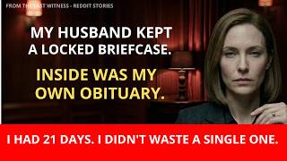 MY HUSBAND KEPT A LOCKED BRIEFCASE. INSIDE WAS MY OWN OBITUARY.