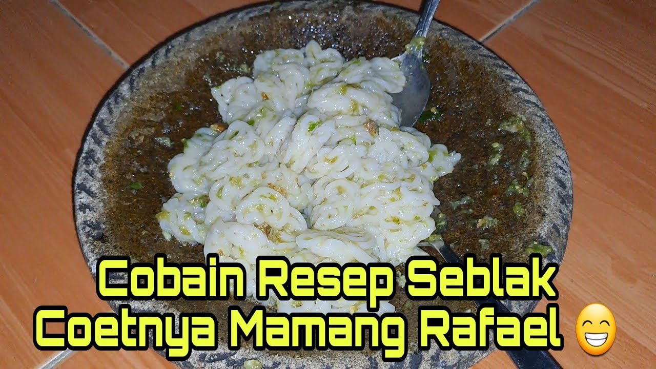 Seblak Coet Viral Mamang Rafael || Cobain Resepnya dan ternyata enakkkk ...