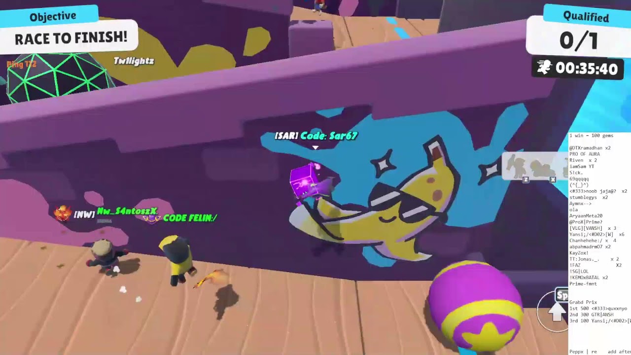 Stumble Guys chillin #StumbleVillain