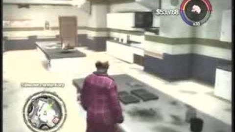 Saints row 2 glitches- Under map, prison style, a ghost room