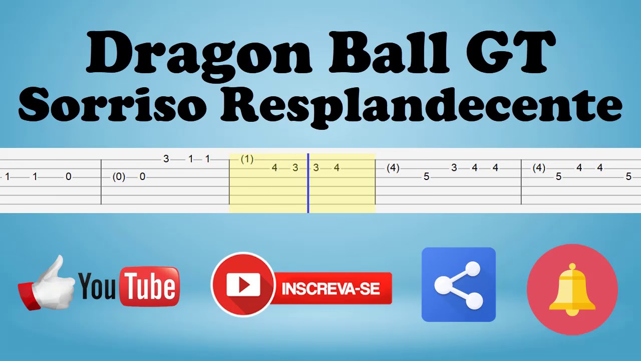 Dragon Ball GT - Sorriso Resplandecente Cifra em E, PDF