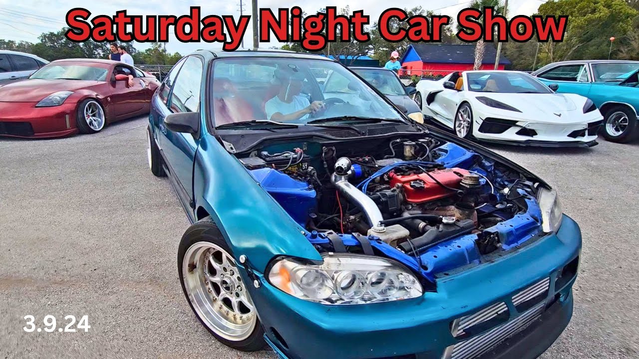 Saturday Night Car Meet 3 9 24 - YouTube