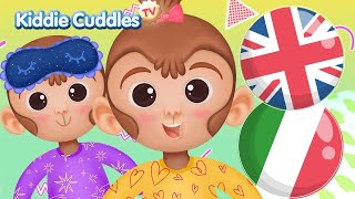 Let's learn Italian with the 5 little monkeys 🐒🐒🐒🐒🐒