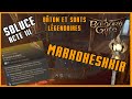 Bton et sorts lgendaire  baldurs gate 3