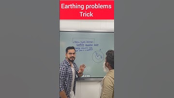Trick to Solve Earthing Problems #shorts #physicstricks