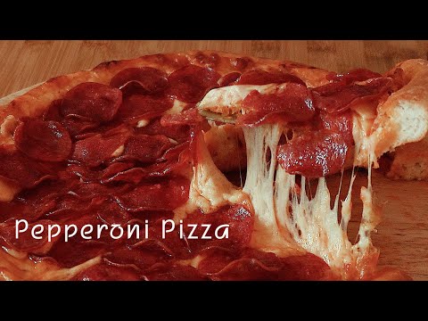 완벽한 페퍼로니 피자 만들기 (평생 써먹는 피자 도우, 종이컵 계량, 진짜 쉬움!! How to make Pepperoni Pizza)