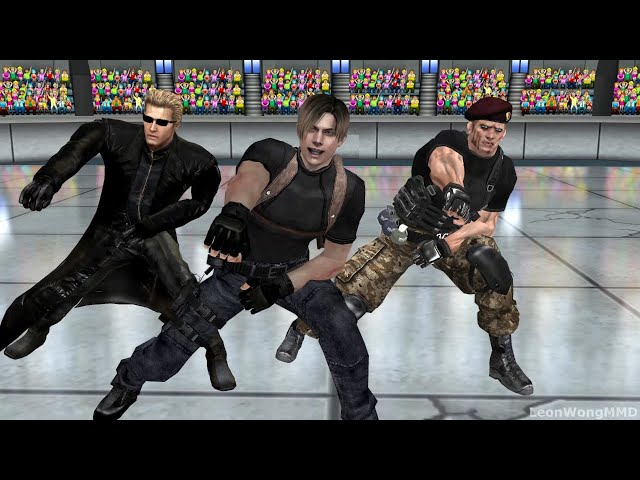 Jen 🏳️‍🌈 on X: Albert Wesker, Jack Krauser, Leon Kennedy, Ada