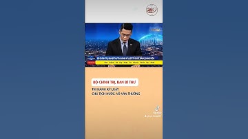 BỘ CHÍNH TRỊ , BAN BÍ THƯ - THI HÀNH KỈ LUẬT CHỦ TỊCH NƯỚC VÕ VĂN THƯỞNG