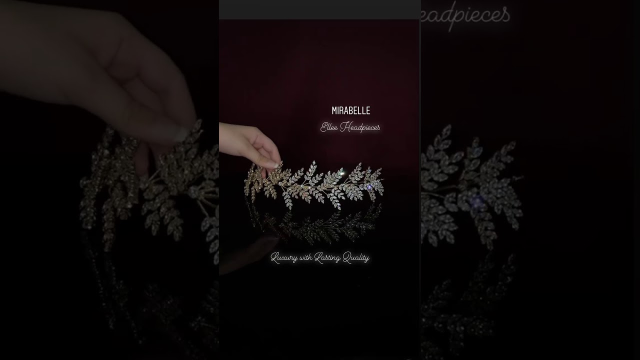 MIRABELLE Swarovski Bridal Headpiece | Ellee Couture Boutique