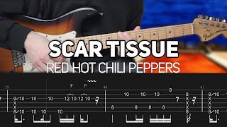 Red Hot Chili Peppers - Scar Tissue (Guitar lesson with TAB)