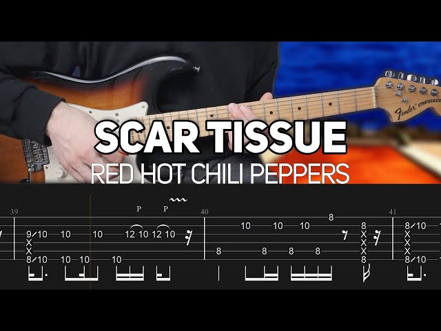 Red Hot Chili Peppers - Scar Tissue (Guitar lesson with TAB) class=