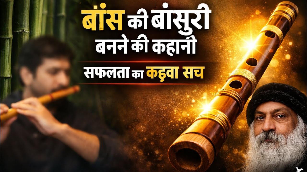 बांस की बांसुरी बनने की कहानी सफलता का कड़वा सच motivation वीडियो 