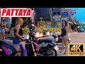 [4K] Pattaya Walk, 3rd Road, Beach Road, Soi 12, Soi Diana, Soi Buakhao