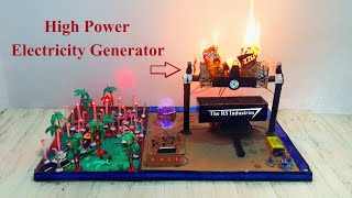 How to Generate Electricity by Waste Materials | High Power Electricity Generator |The RS Industries