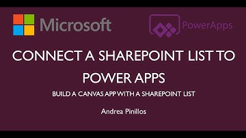 Connect a SharePoint List to Power Apps | Canvas Apps