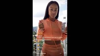 Kiyomi Leslie Twerks On Instagram Live