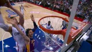 Blake Griffin Soars Over Pau for the Putback