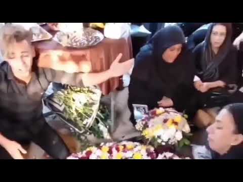 مویه و زاری رفقا و دوستان پارسا رضا دوست از کشته شدگان اعتراضات اخیر در شهر جدید هشتگرد