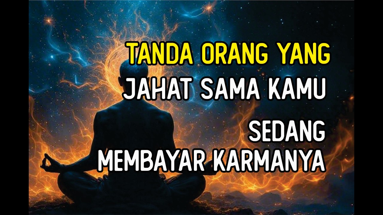 Sakit Hatimu Lunas Terbayar!!, Inilah 6 TANDA ORANG YANG MENYAKITIMU SEDANG TERKENA KARMANYA