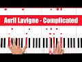 Complicated Avril Piano Chords