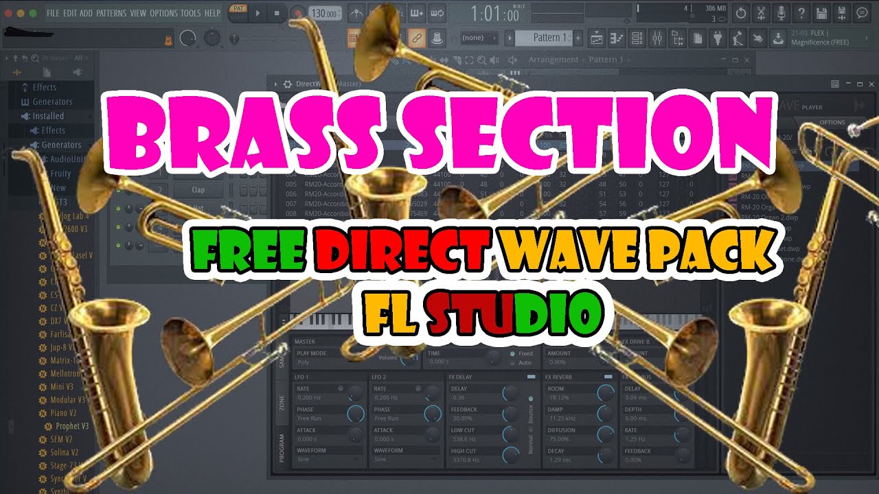 BRASS SECTION PRESET DIRECT WAVE FL STUDIO YouTube