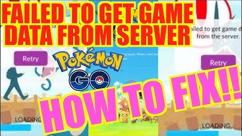 HOW TO LOG OUT FROM POKEMON GO!! FAILED TO GET GAME DATA FROM SERVER FIX!!