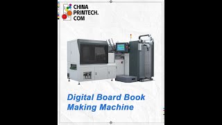 #chinaprintech Digital Board Book Making Machine