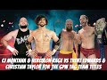 CJ Montana & Herculon Rage vs Trent Edwards & Christian Taylor for the GPW Tag Team Titles