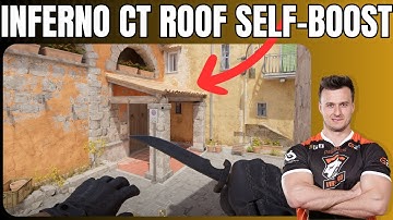 How to self boost onto the porch roof on Inferno CS2 - Easy Tutorial #cs2