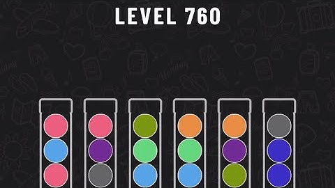 Ball Sort Puzzle Level 760 #ballsortpuzzle #ballsortpuzzlegameplay #puzzlegame #mobilegames
