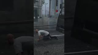 Grand Theft Auto Five Police Hits Me Full Speed