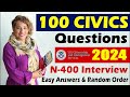 2023 🆕 100 Civics Questions for us Citizenship Interview [2008 version] EASY Answers, Random Order!!