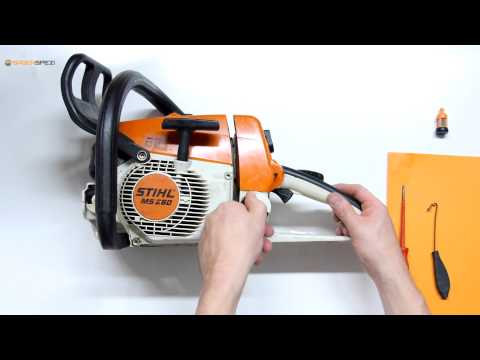 Video: Wie wechselt man einen Kraftstofffilter an einem Stihl ms290?