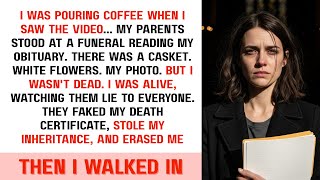 Family Read My Obituary at My Funeral—Then I Walked In--They Regrets Instantly...