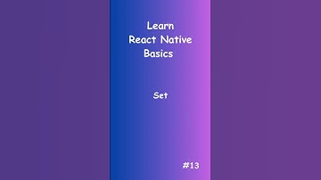 Master JavaScript Set in React Native 🚀 | Unique Data Simplified