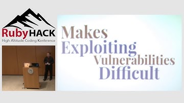 RubyHACK 2018  | Ruby Web Application Security Defense in Depth by Jeremy Evans | Ruby Conference