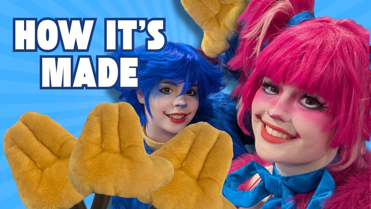How we made our Huggy and Kissy arms! - Cosplay Tutorial