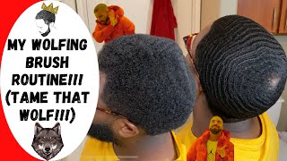 360 WAVES: HOW TO TAME AND LAY YOUR WOLF! #coarsehairedkingz