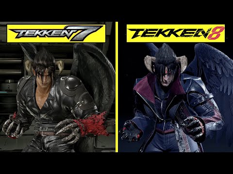 : Tekken 8 vs Tekken 7 - All Returning Characters Models Comparison