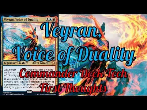 mtg veyran voice of duality commander deck Veyran, MAGECRAFT SPELLS Izzet Magic Custom Stock image Lost Cards Veyran, Voice of