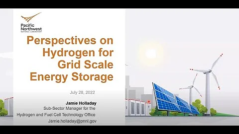 Energy Storage @PNNL: Hydrogen as a Long-Duration ...