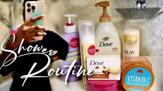 MY SHOWER ROUTINE| Shea Butter + Vanilla Scents