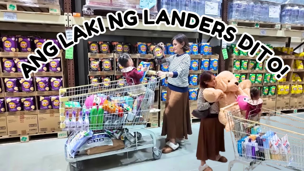 GROCERY TAYO SA PINAKA MALAKING LANDERS NA NAPUNTAHAN KO + HAUL | AustriaFamilyVlogs